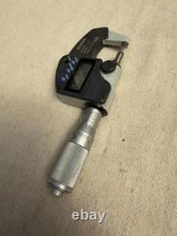 MITUTOYO 293-348-30 0-1 DIGIMATIC MICROMETER IP65.0005 grad