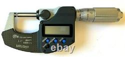MITUTOYO 293-348-30 0-1 DIGIMATIC MICROMETER IP65.0005 grad NEW