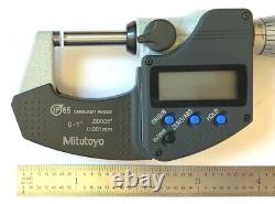 MITUTOYO 293-348-30 0-1 DIGIMATIC MICROMETER IP65.0005 grad NEW