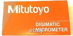 MITUTOYO 293-348-30 0-1 DIGIMATIC MICROMETER IP65.0005 grad NEW