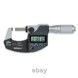 MITUTOYO 293-348-30 Digital Micrometer, 0-1 In, Waterproof