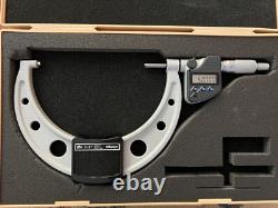 MITUTOYO 293-351-10 Digital Micrometer, Outside, 5 to 6 In, SPC 6NPY9