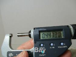 MITUTOYO # 293-676 ABSOLUTE Digimatic Micrometer, 0 1.2 / 30 mm Range. 00005