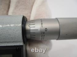 MITUTOYO # 293-705 Digital Micrometer 0 1 x. 00005 Carbide Tip Friction LN