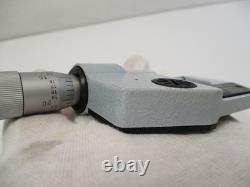 MITUTOYO # 293-705 Digital Micrometer 0 1 x. 00005 Carbide Tip Friction LN