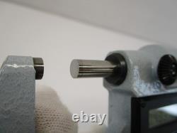 MITUTOYO # 293-705 Digital Micrometer 0 1 x. 00005 Carbide Tip Friction LN