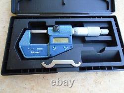 MITUTOYO 293-761-30 MDC 0-1 DIGIMATIC MICROMETER. 00005-with case and wrench