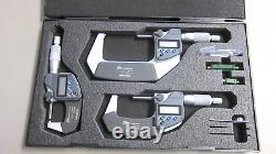MITUTOYO 293-960-30 Micrometer Set, Digital 4LA77 FREE SHIPPING