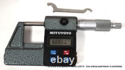 MITUTOYO 293 Series DIGIMATIC MICROMETER with Case Digital 0-1.0001 No 293-301