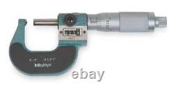 MITUTOYO 295-153 Spherical Micrometer, Flat, 0-1 In 1ARD8