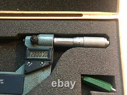 MITUTOYO 2-3 DIGITAL OUTSIDE MICROMETER 293-722-30 With CASE. 00005