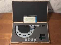 MITUTOYO 2-3 Inch DIGITAL Blade MICROMETER NO 422-313-30 with CASE & STANDARD