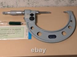 MITUTOYO 2-3 Inch DIGITAL Blade MICROMETER NO 422-313-30 with CASE & STANDARD