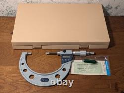 MITUTOYO 2-3 Inch DIGITAL Blade MICROMETER NO 422-313-30 with CASE & STANDARD