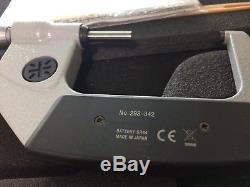 MITUTOYO 2-3 Inch DIGITAL MICROMETER NO 293-342 with CASE & 1 INCH STANDARD
