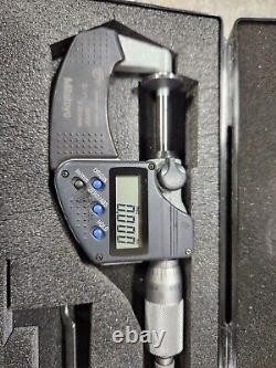 MITUTOYO 323-350-30 Digital Disk Micrometer, 0-1 In, 0.00005In