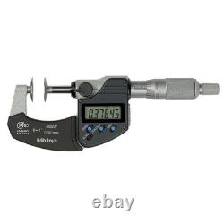 MITUTOYO 323-350-30 Digital Disk Micrometer, 0-1 In, 0.00005In 4CGG6