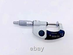MITUTOYO 323-350-30 Digital Disk Micrometer, 0 to 1, 0.00005 WITH CASE