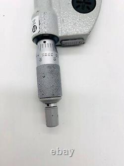 MITUTOYO 323-350-30 Digital Disk Micrometer, 0 to 1, 0.00005 WITH CASE