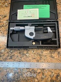 MITUTOYO 342-351-30 Digital Carbide Point Micrometer Ratchet Thimble E227
