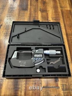 MITUTOYO 342-361-30 Point Outside Digital Micrometer 0-1 Chipped Anvil