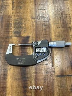 MITUTOYO 342-361-30 Point Outside Digital Micrometer 0-1 Chipped Anvil
