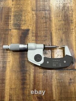 MITUTOYO 342-361-30 Point Outside Digital Micrometer 0-1 Chipped Anvil