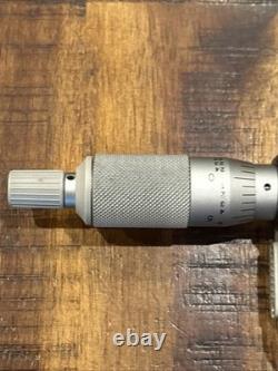 MITUTOYO 342-361-30 Point Outside Digital Micrometer 0-1 Chipped Anvil
