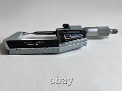 MITUTOYO 342-741-10 Digital Point Micrometer, New Battery