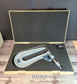 MITUTOYO 389-711-30 SHEET METAL DIGITAL MICROMETER Series 389, 118, Inch/Metric