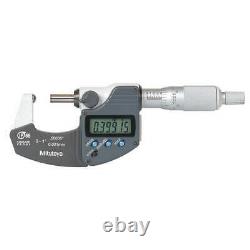 MITUTOYO 395-351-30 Digital Micrometer, 0 to 1 In, SPC