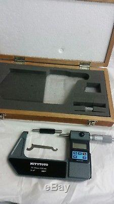 MITUTOYO 3-4 and METRIC Digital Micrometer. 75-100mm