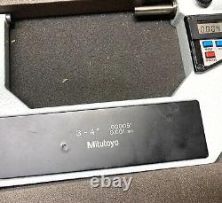 MITUTOYO 3 to 4 Digital Micrometer No. 293-724.00005/0.001mm NICE