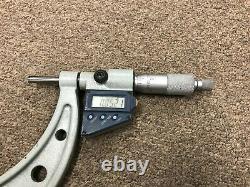 MITUTOYO 5-6 DIGITAL OUTSIDE MICROMETER 293-752-30 With SPC Output