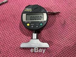 MITUTOYO 8 inch Digital depth Indicator model 547-217 2.5 In Base machinist P126