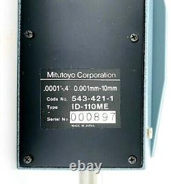 MITUTOYO DIGIMATIC INDICATOR 0.001mm-10mm. 0001-4 JAPAN 543-421A