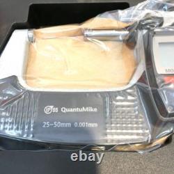 MITUTOYO DIGIMATIC MICROMETER MD-E50 293-141-40 (25-50mm) with Storage case