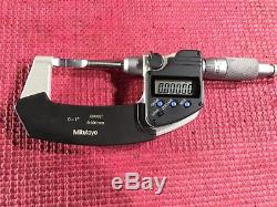 MITUTOYO DIGITAL BLADE outside Micrometer 0-1 Inch With. 00005 Grad 422-360-1M/. 4T