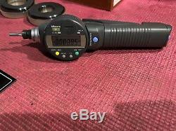 MITUTOYO DIGITAL BOREMATIC INSIDE MICROMETER 1.0 to 2.0 Inch W 2 Rings P50