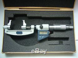 MITUTOYO' DIGITAL CALIPER MICROMETER No343-512-30 (25-50mm) + CASE (4756)