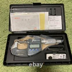 MITUTOYO DIGITAL Coolant Proof Micrometer 0-25MM 0.001MM NO. 293-230-30 MDC-25MX