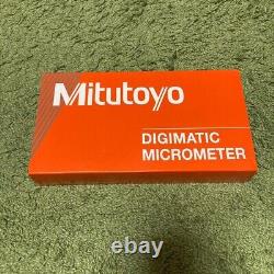 MITUTOYO DIGITAL Coolant Proof Micrometer 0-25MM 0.001MM NO. 293-230-30 MDC-25MX