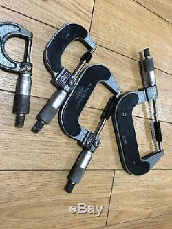 MITUTOYO DIGITAL MICROMETER SET 25-100mm and STANDERED 0-25mm