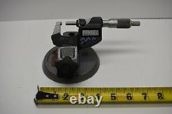 MITUTOYO DIGITAL OUTSIDE MICROMETER IP65 0-1 With 0-1 Micrometer Stand