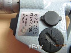 MITUTOYO DIGITAL THREAD MICROMETER 2-3 No. 326-713 WITH ANVIL 0.00005 CNC
