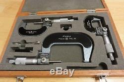MITUTOYO Digital Counter Outside Micrometer Set of 3 193-113 193-112 193-111