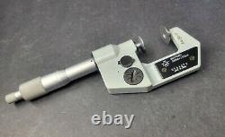 MITUTOYO Digital Disk Micrometer 0 to 1 Machinist. 0005/. 001mm Digimatic