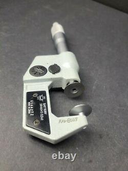 MITUTOYO Digital Disk Micrometer 0 to 1 Machinist. 0005/. 001mm Digimatic