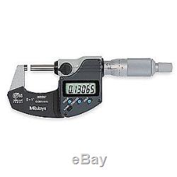 MITUTOYO Digital Micrometer, 0-1In, Ratchet, 293-330-30