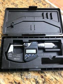 MITUTOYO Digital Micrometer, 0-1.00005, Coolant Proof, 293-340-30